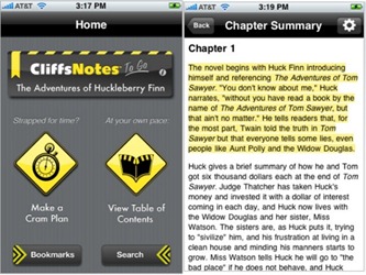 CliffsNotes for iPhone CliffsNotes for iPhone