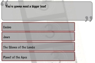 Pub Quiz iPhone game