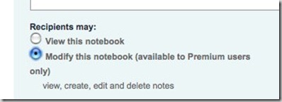 Notebook Sharing