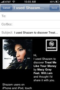 Shazam app for iPhone Shazam app for iPhone