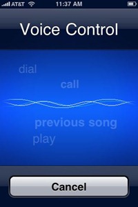 Voice Control on iPhone 3GS Voice Control on iPhone 3GS