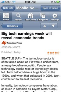 AP Mobile clip into Evernote AP Mobile clip into Evernote