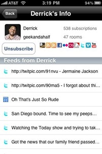 iPhone Friendfeed apps