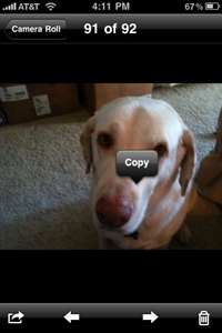 How to email full rez photos on the iPhone