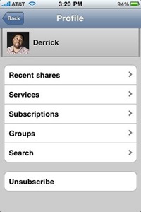 Friendfeed apps for iPhone