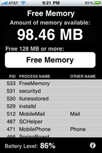 Free Memory for iPhone Free Memory for iPhone