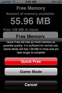 iPhone Free Memory app iPhone Free Memory app