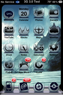 Ghost Ice Winterboard theme Ghost Ice Winterboard theme