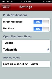 Settings Settings
