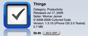 Things for iPhone Things for iPhone