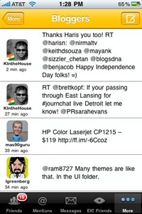 SimplyTweet bloggers view
