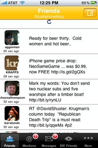 SimplyTweet on iPhone