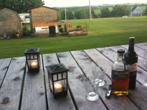 back yard
