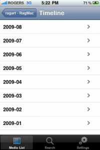 timeline