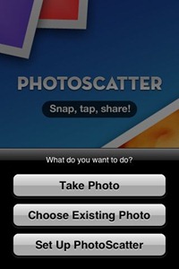 PhotoScatter on iPhone PhotoScatter on iPhone