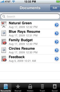 MobileDocs for iPhone MobileDocs for iPhone