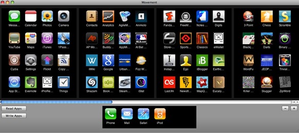 Movement for iphone app organizing Movement for iphone app organizing