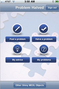 Problem Halved iPhone app