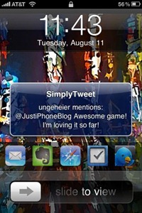 SimplyTweet for iPhone
