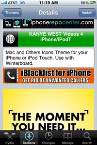 Cydia adverts