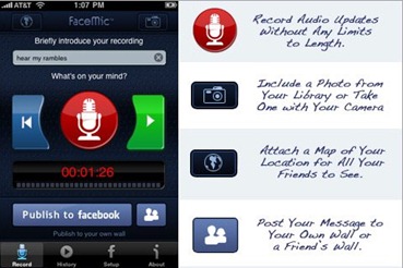 FaceMic for Facebook FaceMic for Facebook