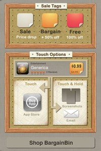 Bargain Bin for iPhone
