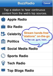 BuzzVoice iPhone app BuzzVoice iPhone app