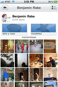 Flickr on iPhone Flickr on iPhone