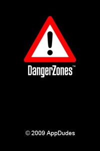 DangerZones iPhone app DangerZones iPhone app