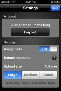 Flickit iPhone app Flickit iPhone app