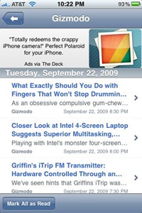 NNW for iPhone