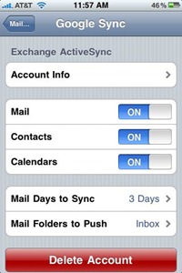 Gmail push on iPhone with Google Sync Gmail push on iPhone with Google Sync