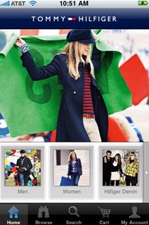 Tommy Hilfiger iPhone app
