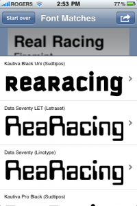 what the font