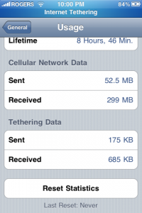 iphone tether counter