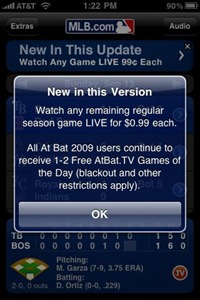 MLB At Bat iPhone app MLB At Bat iPhone app