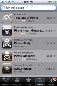 Pirate Talk Apps for iPhone Pirate Talk Apps for iPhone