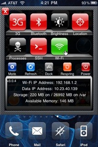 SBSettings iPhone app SBSettings iPhone app