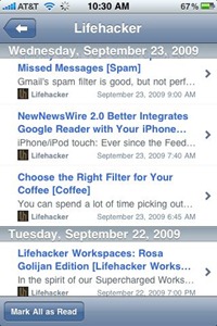 NNW 2 for iPhone NNW 2 for iPhone