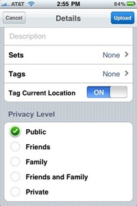 Flickr official iPhone app Flickr official iPhone app