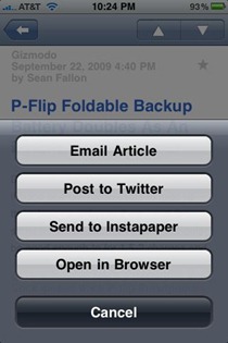NetNewsWire 2 for iPhone