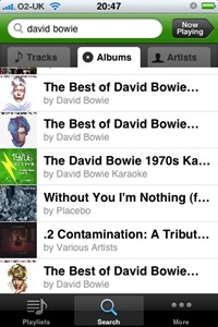 Spotify on the iPhone Spotify on the iPhone