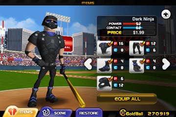 Homerun Battle 3D iPhone app