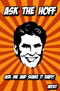 Ask The Hoff iPhone app Ask The Hoff iPhone app