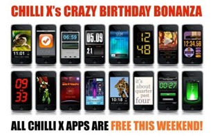 Chilli X 's Crazy Birthday Bonanza starts now! � Chilli X Blog