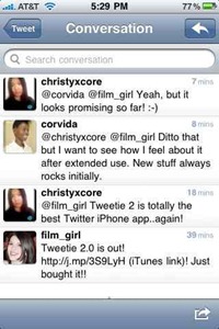 Tweetie 2 for iPhone Tweetie 2 for iPhone
