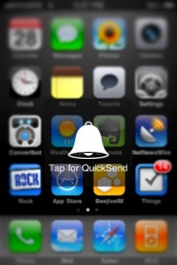 Tap to Quicksend