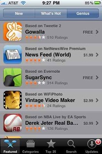 Genius for iPhone apps Genius for iPhone apps