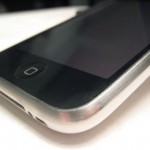 brushed metal iPhone bezel