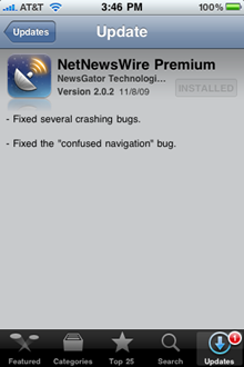 NetNewsWire iPhone app NetNewsWire iPhone app